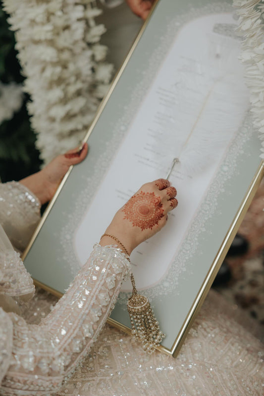 Raeesa Nikah Certificate: Sage