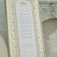 Soraya Nikah Certificate - Gold Embellished