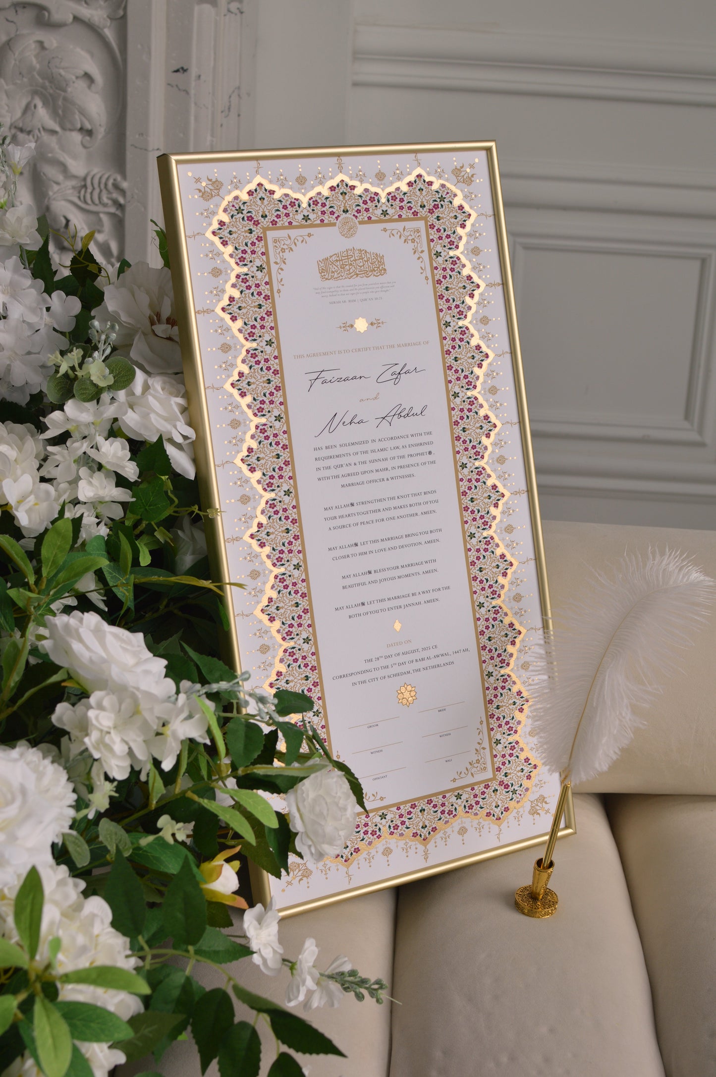 nikah certificate,  nikkahnama, nikahnama