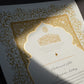 Shireen Nikah Certificate - Gold Embellished