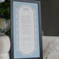 Raeesa Sapphire Nikah Certificate - Silver Embellished