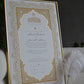 BUNDLE: Shireen Nikah Certificate Gold Embellishment + Frame + Pen