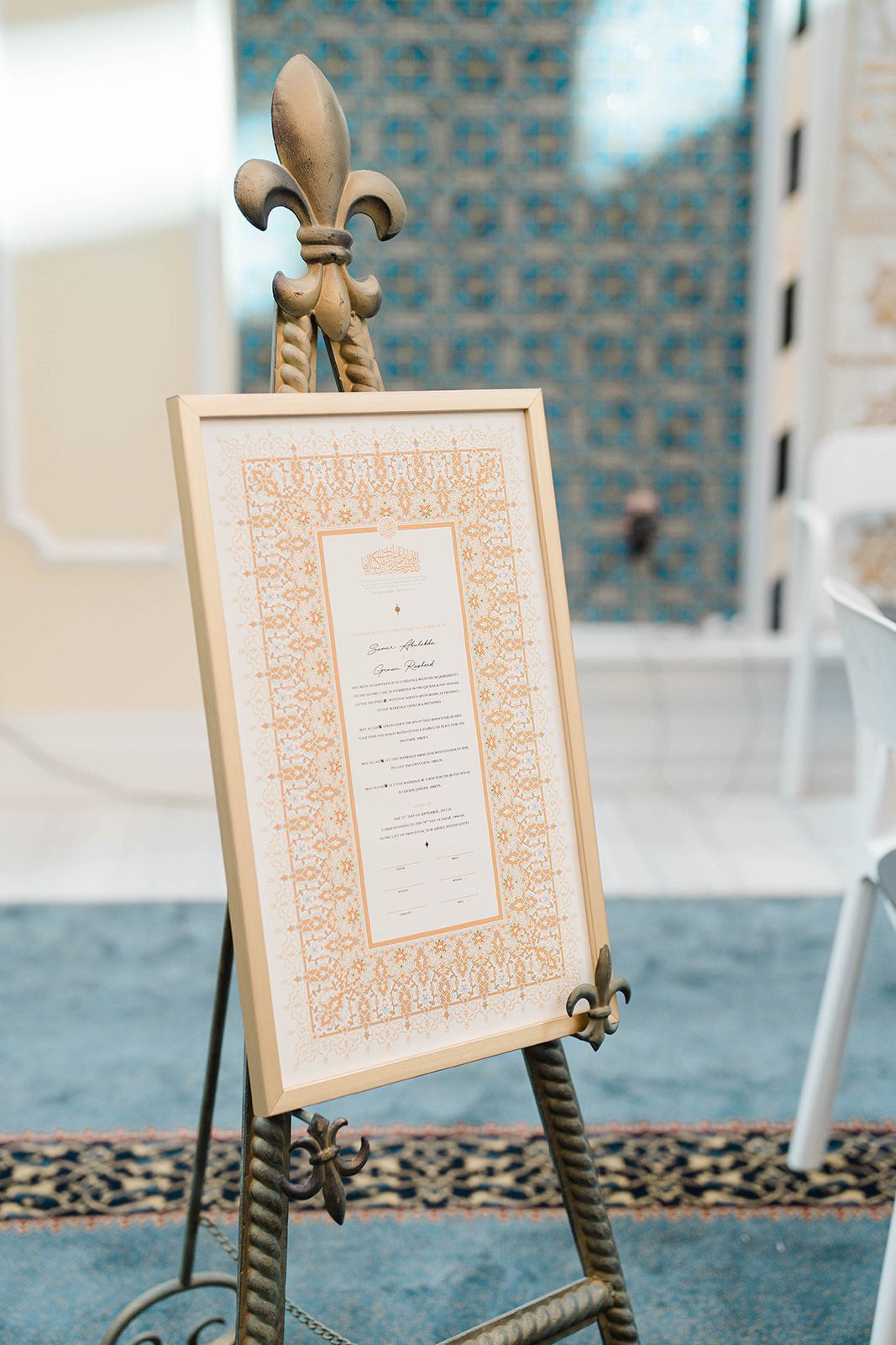 Naseem Nikah Certificate: Gold