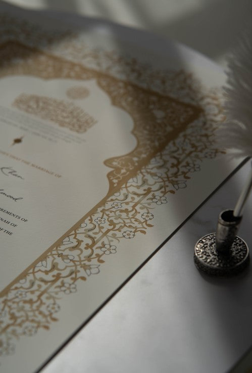 Shireen Nikah Certificate