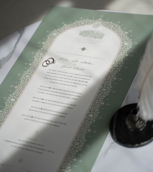 Nikahnama, Nikah Certificate, Nikkah Certificate, nikah-nama, etsy nikah, nikah contract, nikkah, katbkitab, muslim contract, Islamic Marriage certificate