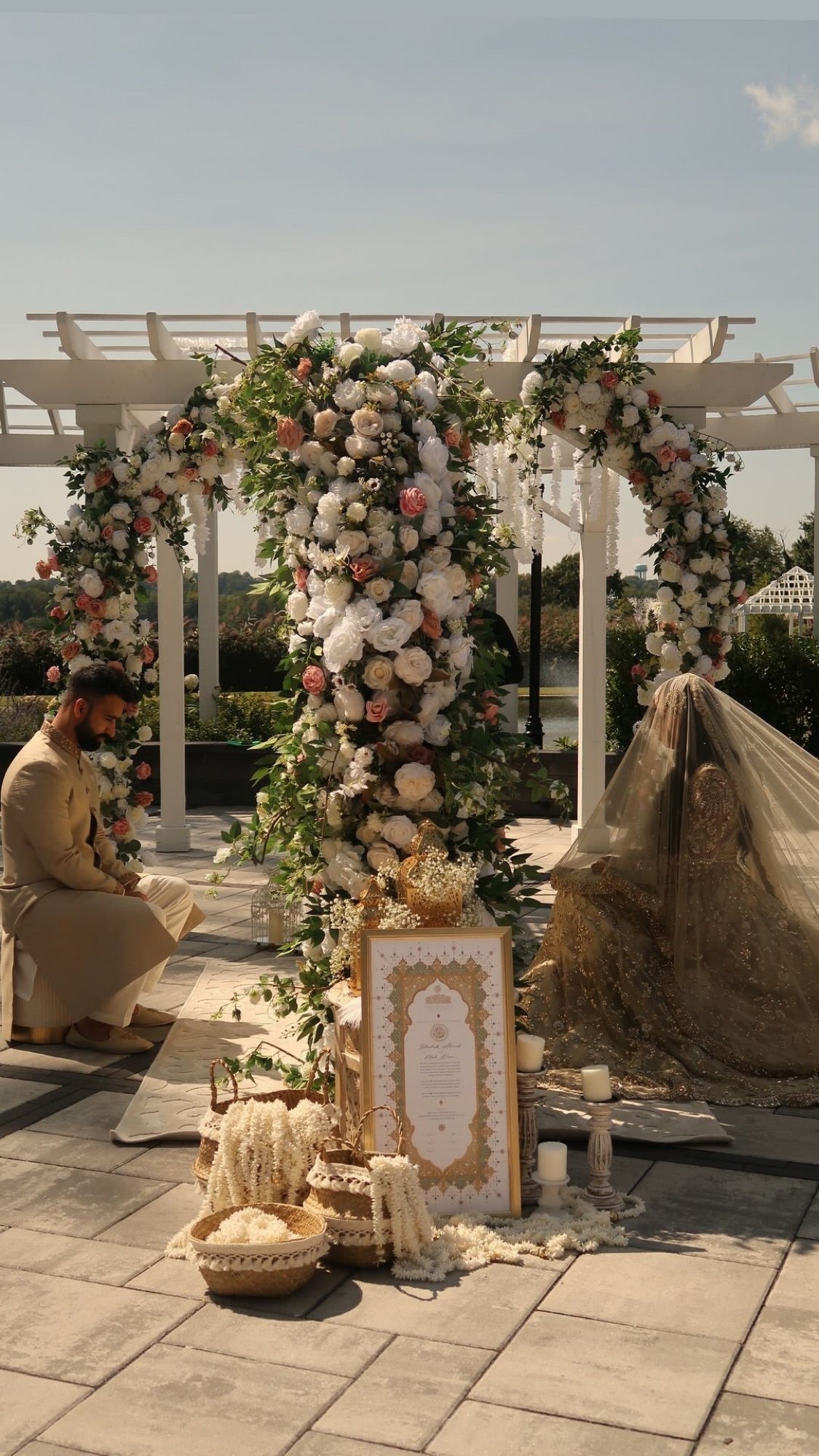 Jahanara Nikah Certificate - Gold Embellished