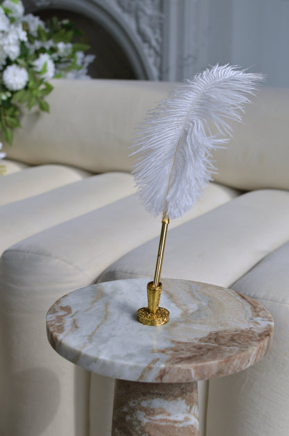 gold feather pen for nikah certificate