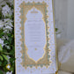 BUNDLE: Jahanara Sage Nikah Certificate Gold Embellishment + Frame + Pen