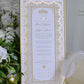 Soraya Nikah Certificate - Gold Embellished