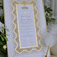 BUNDLE: Ruqaiya Nikah Certificate Gold Embellishment + Frame + Pen