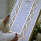 Ruqaiya Nikah Certificate - Gold Embellished