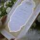 Shireen Nikah Certificate - Gold Embellished