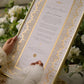 Soraya Nikah Certificate - Extended Gold Embellished