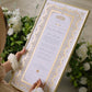 Soraya Nikah Certificate - Extended Gold Embellished