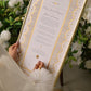 Soraya Nikah Certificate - Extended Gold Embellished