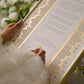 BUNDLE: Soraya Nikah Certificate Extended Gold Embellishment + Frame + Pen
