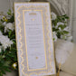 Soraya Nikah Certificate - Extended Gold Embellished