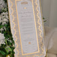 Soraya Nikah Certificate - Extended Gold Embellished