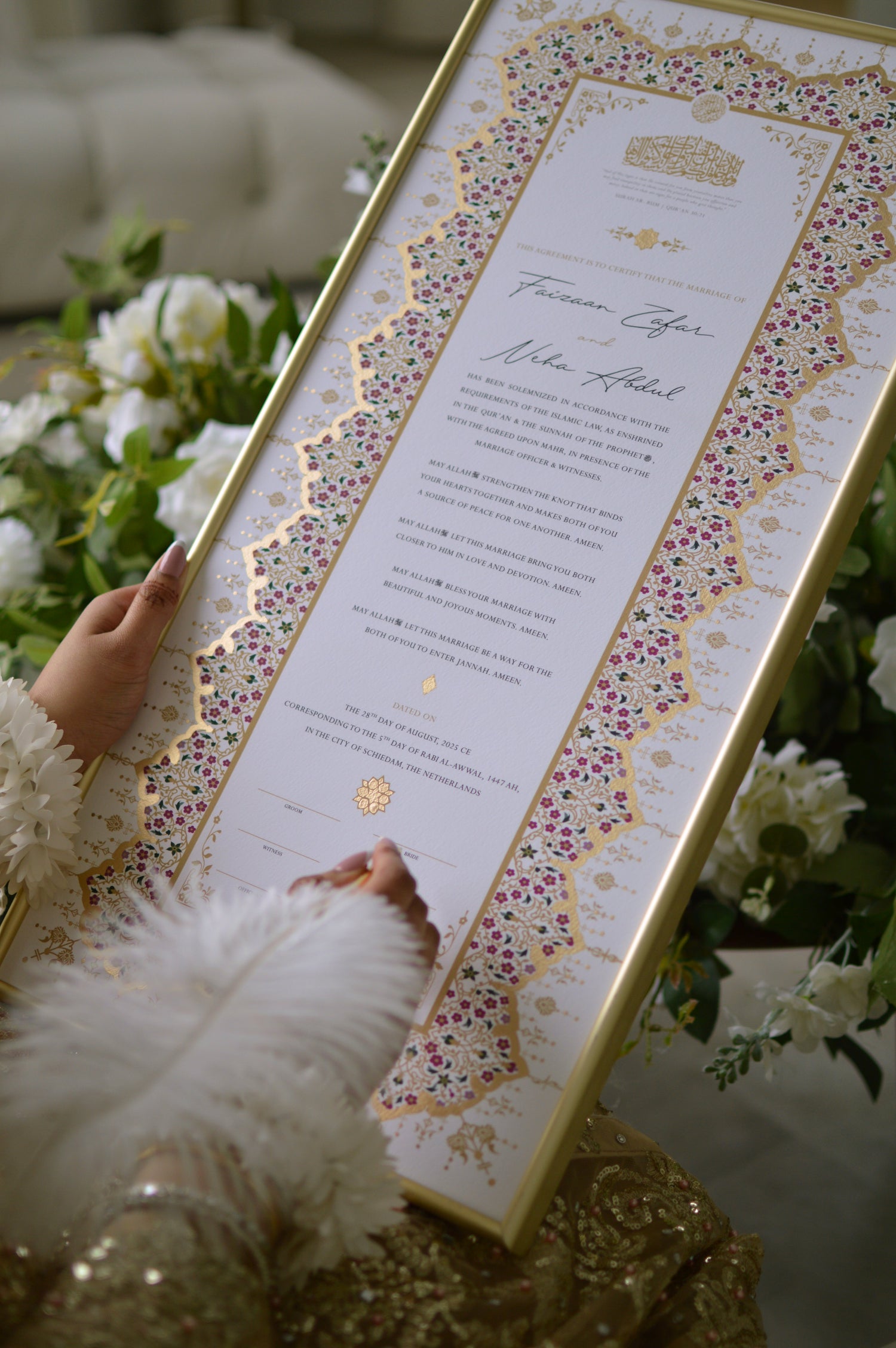 nikah certificate,  nikkahnama, nikahnama