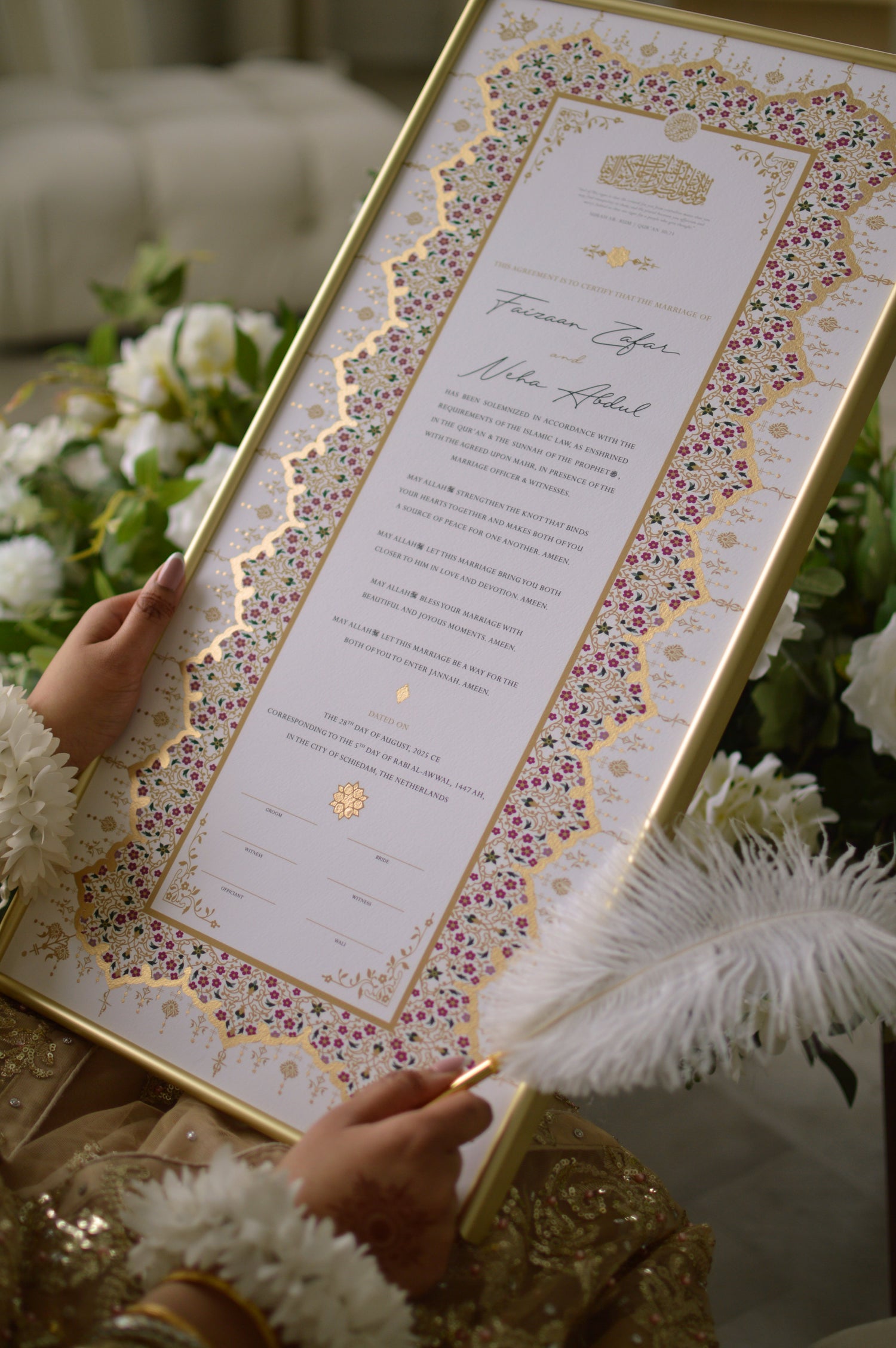 nikah certificate,  nikkahnama, nikahnama