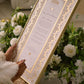 BUNDLE: Soraya Nikah Certificate Extended Gold Embellishment + Frame + Pen