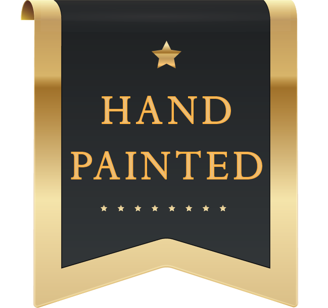Hand Painted Gold