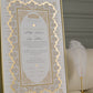 Malaika Nikah Certificate - Gold Embellished