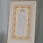 Ruqaiya Nikah Certificate - Gold Embellished