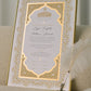 BUNDLE: Shireen Nikah Certificate Extended Gold Embellishment + Frame + Pen