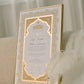 BUNDLE: Shireen Nikah Certificate Extended Gold Embellishment + Frame + Pen