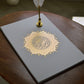 nikah certificate with hand painted gold details