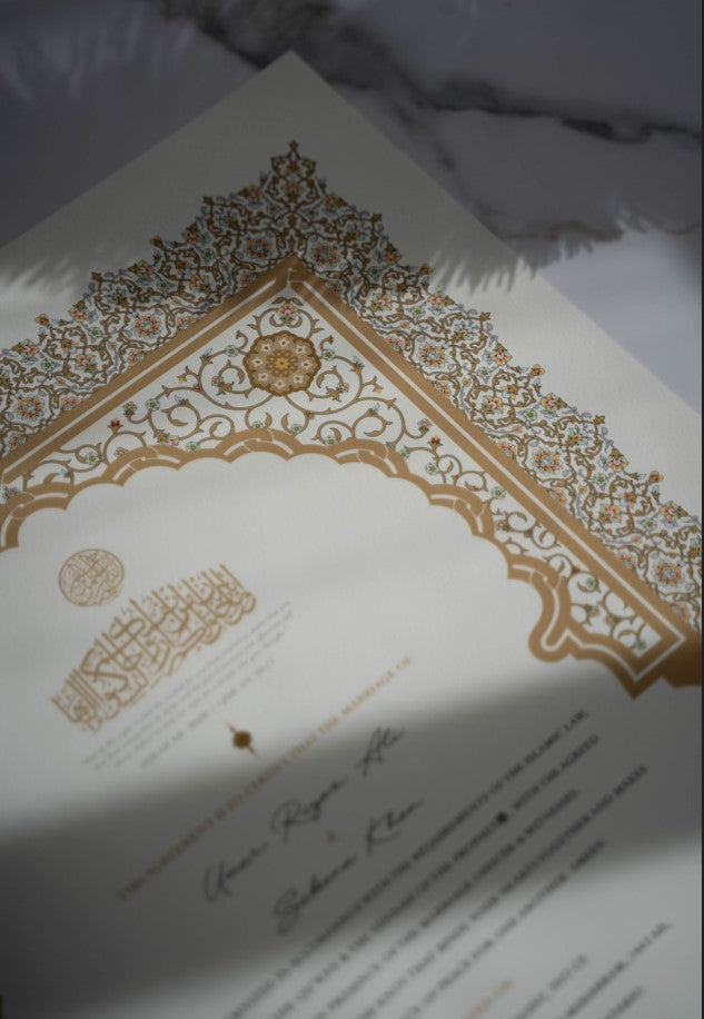 Meharaj Nikah Certificate