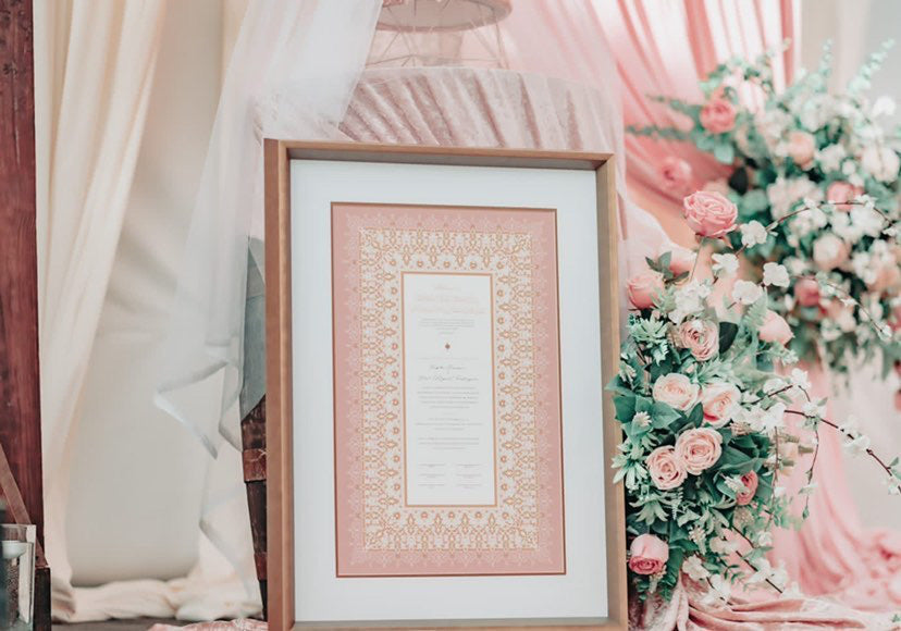 Naseem Nikkah Certificate: Blush