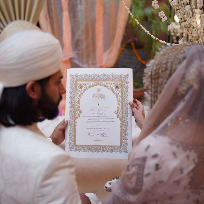 Nikkah, Nikkah Ceremony, Nikahnama, Nikkah Certificate, Islamic Marriage Certificate